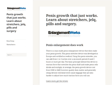 Tablet Screenshot of enlargementworks.com
